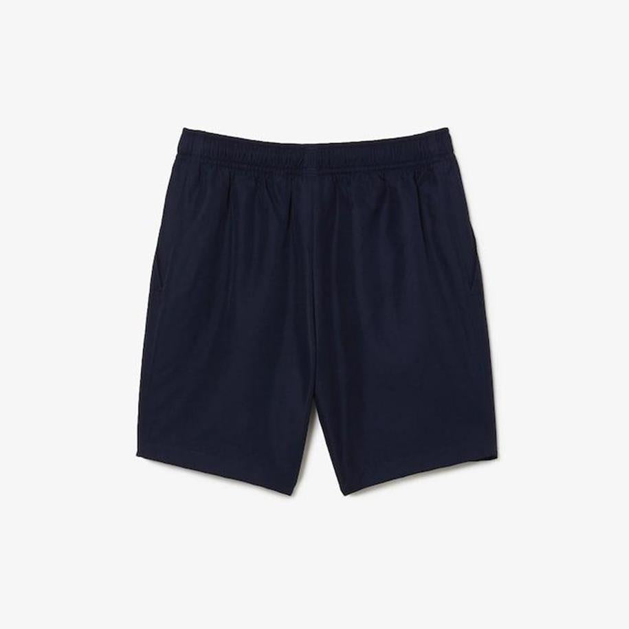 Lacoste Boys Sport Diamond Tafetta Shorts Navy