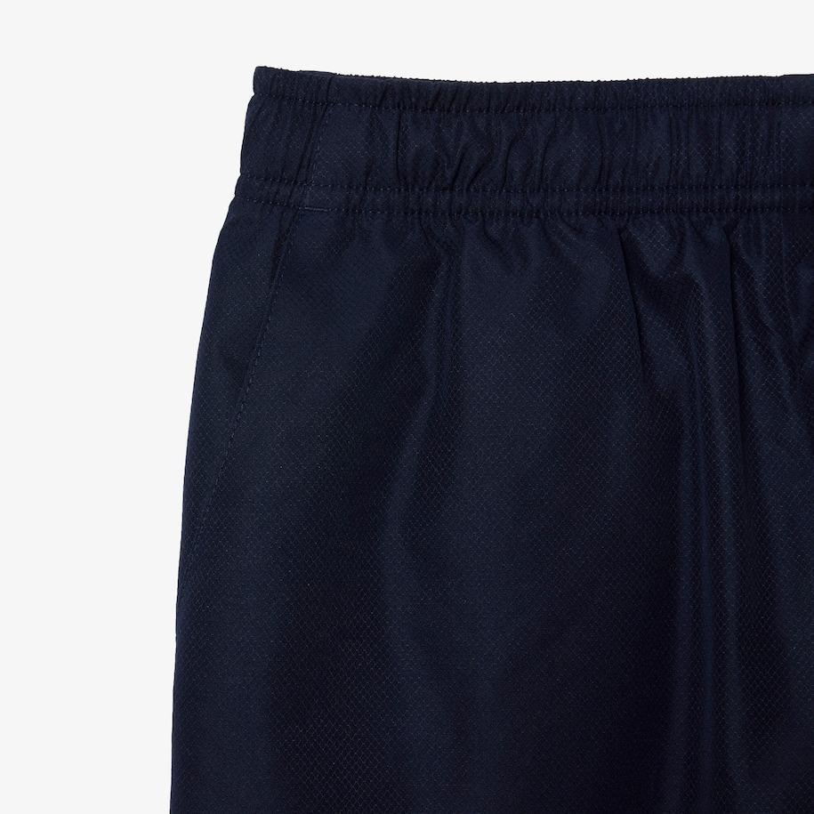 Lacoste Boys Sport Diamond Tafetta Shorts Navy