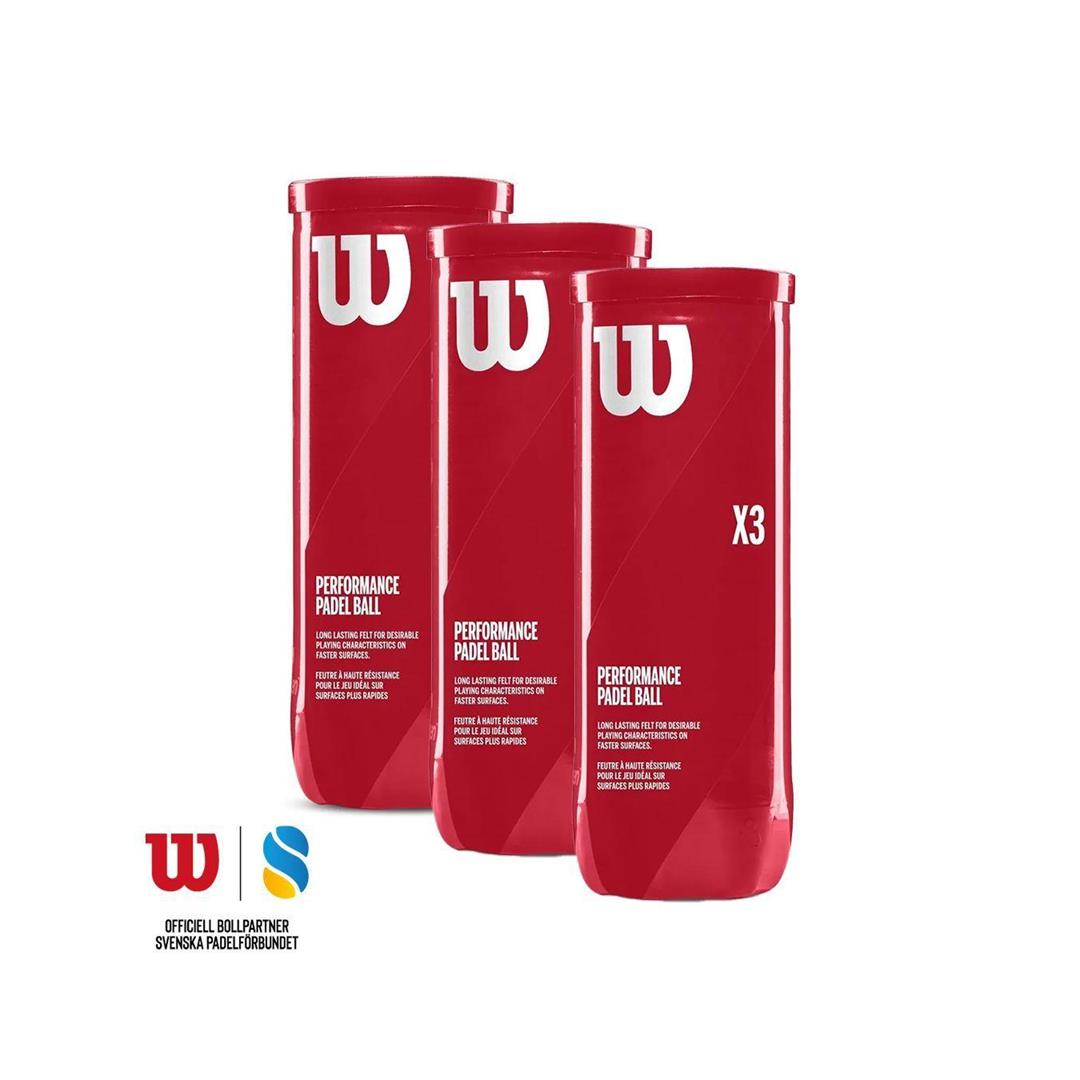 Wilson Performance Padel Ball X3 3 rör