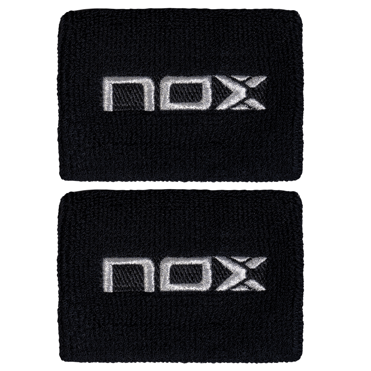 Caja de 6 Uds. - Muñequeras Deportivas Negro/Blanco (2 Uds/Blíster) - NOXmuñequerasBolsas/Cajas MKP