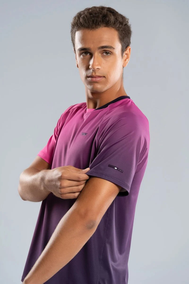 Nox T-shirt Men Pro Blackberry Rose Degraded