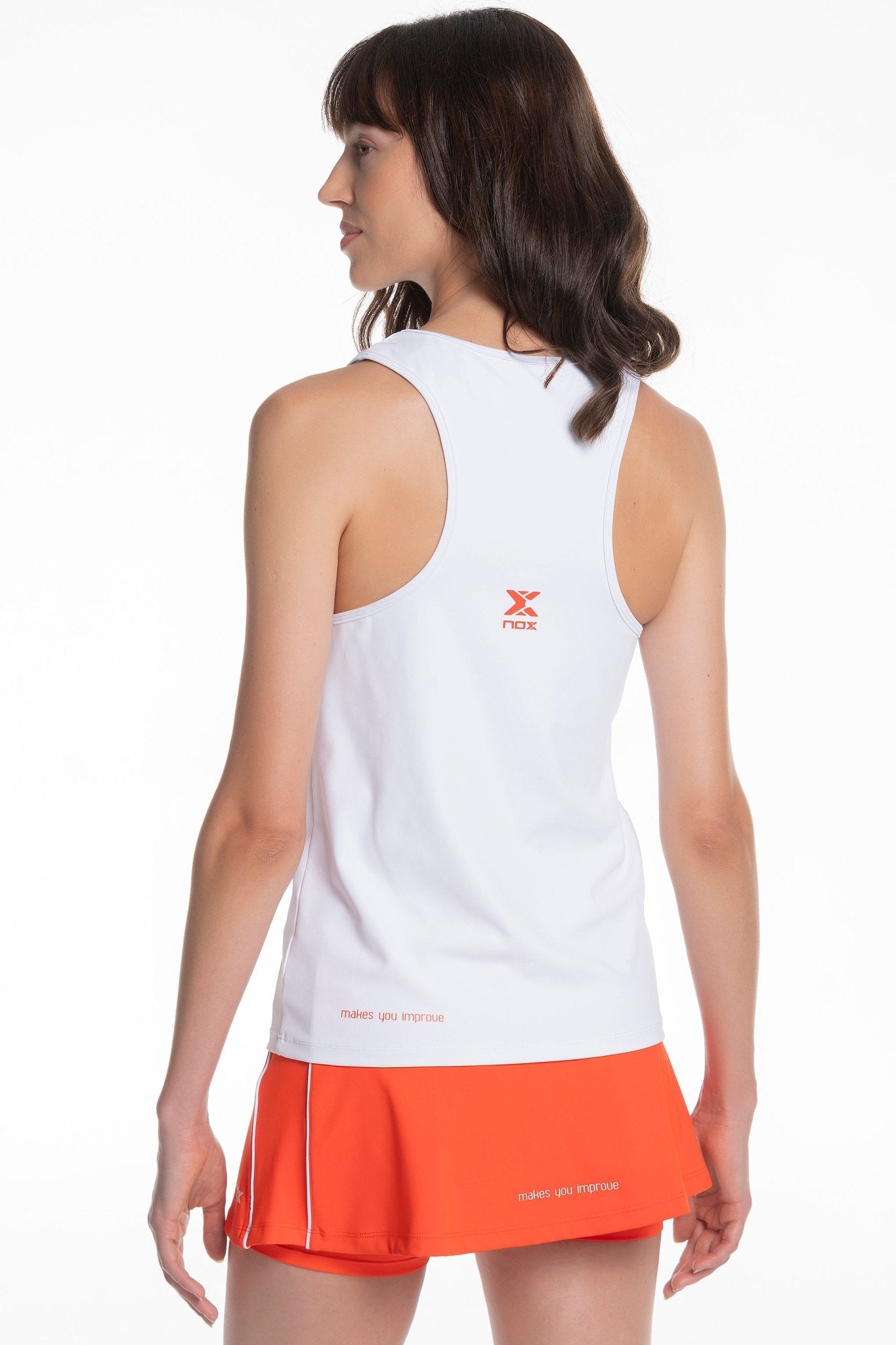 Camiseta tirantes mujer TEAM blanco - NOXcamisetaCamisetas