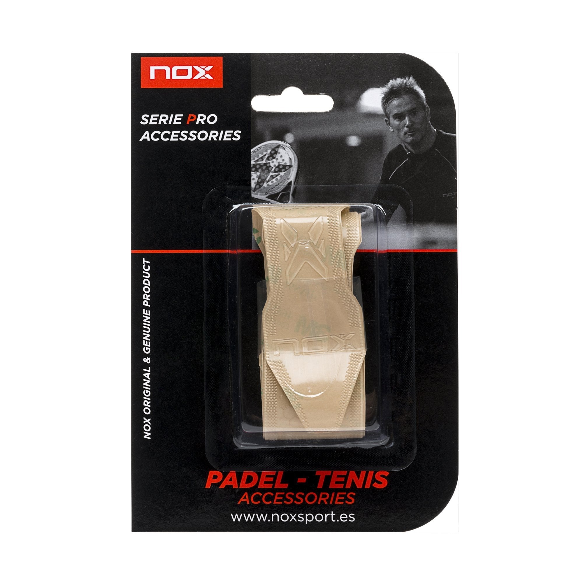 Protector de pala de pádel transparente con relieve - NOXpadelProtectores de marco