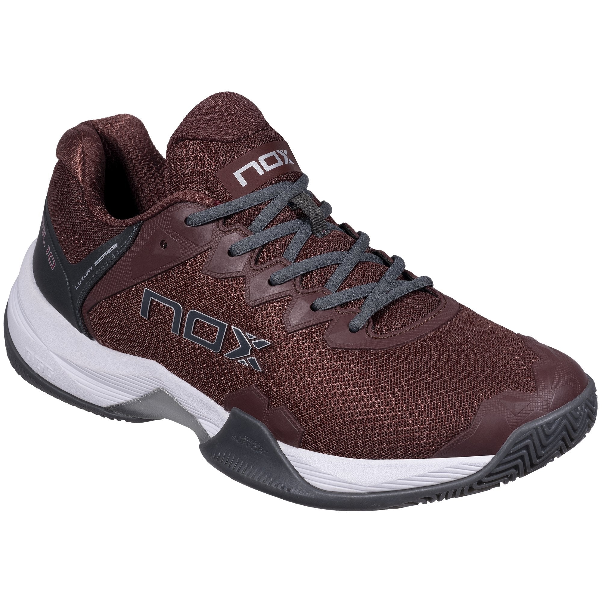 Zapatillas de Pádel Nox ML10 HEXA Granate/Gris plomo - NOX2023Zapatillas