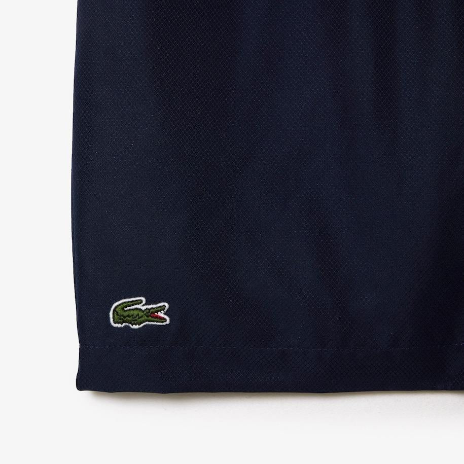 Lacoste Boys Sport Diamond Tafetta Shorts Navy