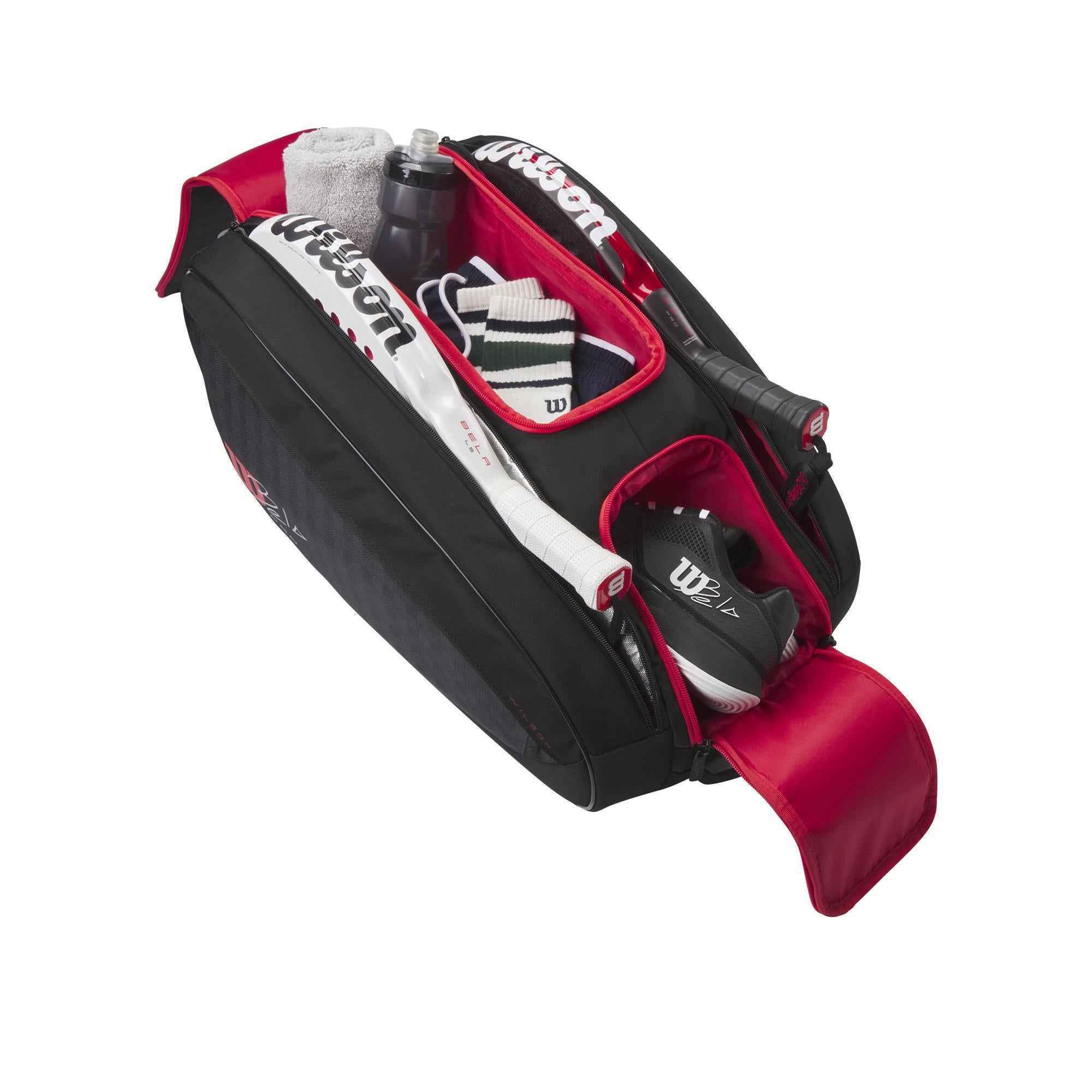 Wilson Bela V3 Super Tour Racket Bag Black/Red