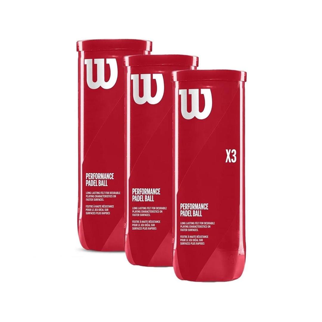 Wilson Performance Padel Ball X3 3 rör