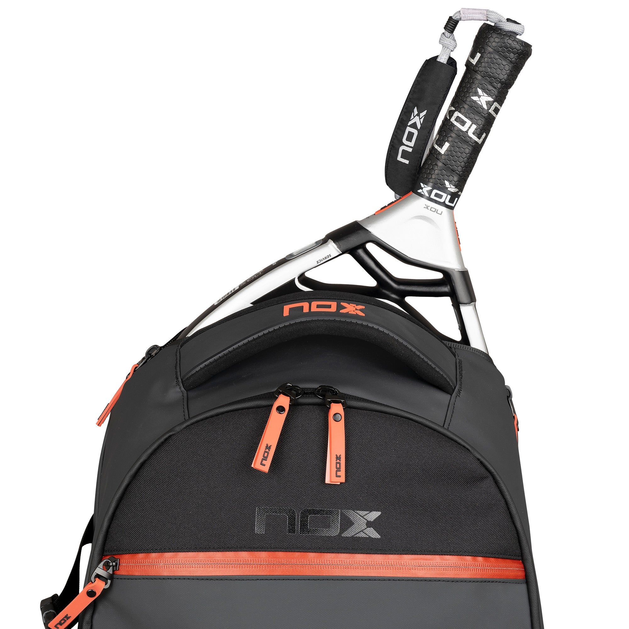 Mochila LUXURY OPEN SERIES negro/rojo - NOX2024Mochilas