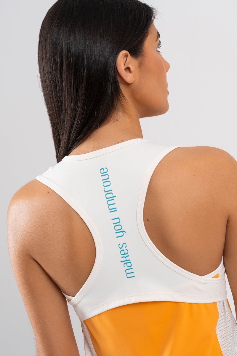 Camiseta de tirantes mujer PRO naranja - NOXcamisetaCamisetas