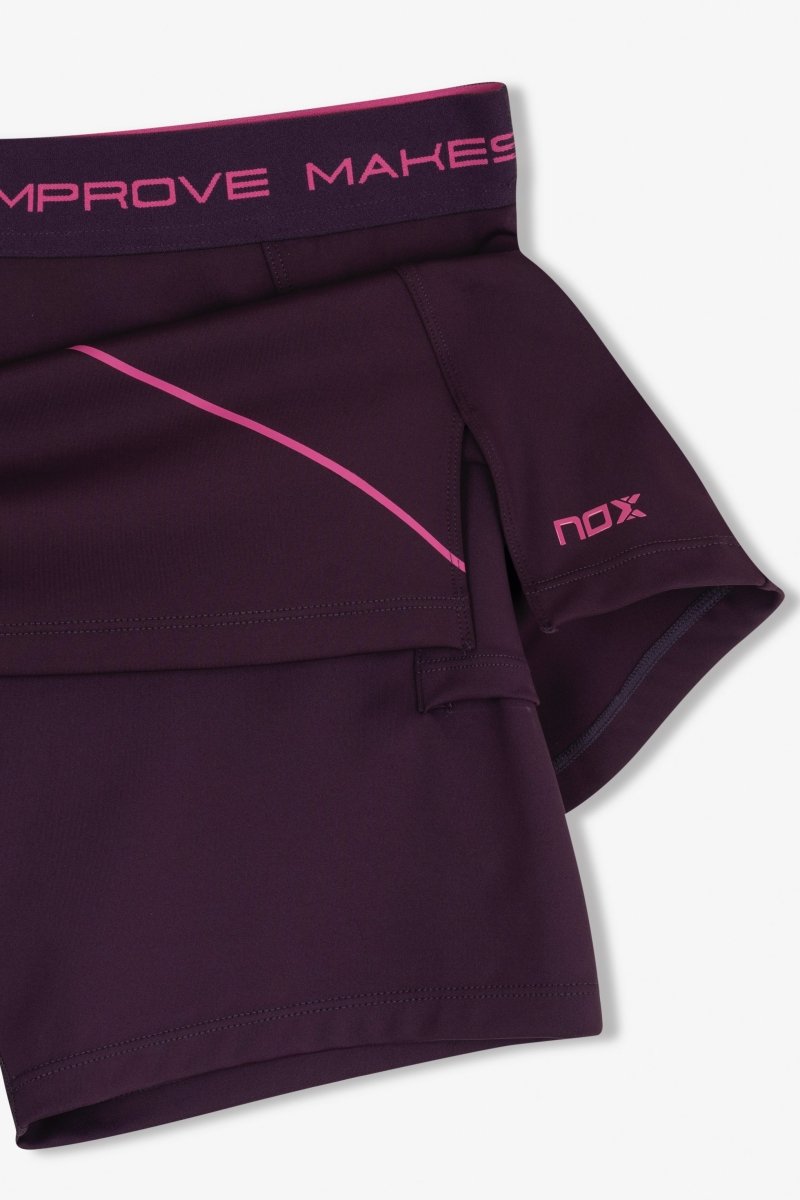 Falda Mujer PRO Deep Purple - NOXfw25Faldas
