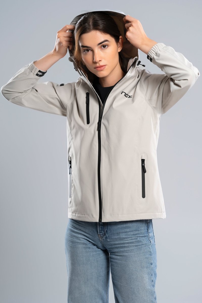 SOFTSHELL MUJER TEAM PALE GREY - NOXSoftshells