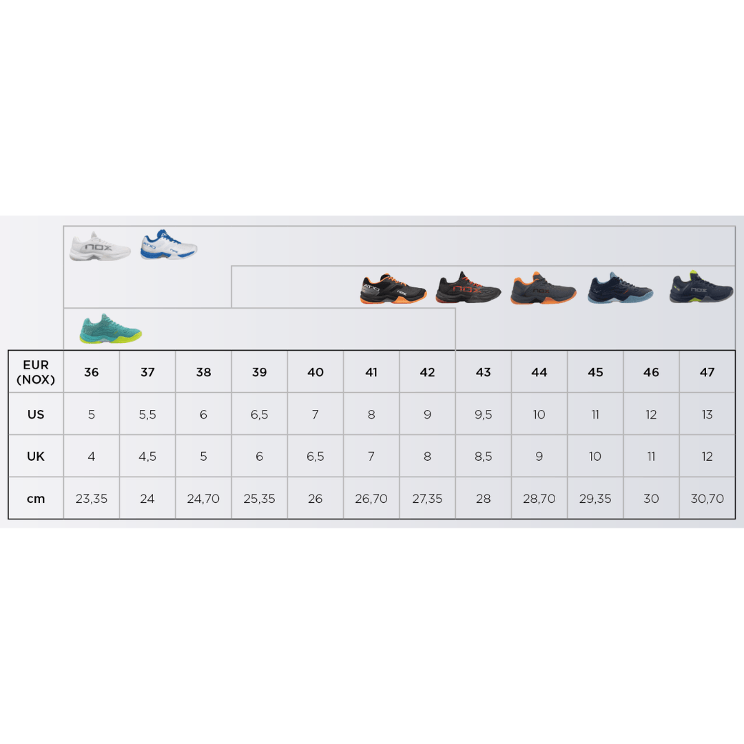 Zapatillas de pádel Nox AT10 LUX Negro/Rojo - NOXat10luxZapatillas