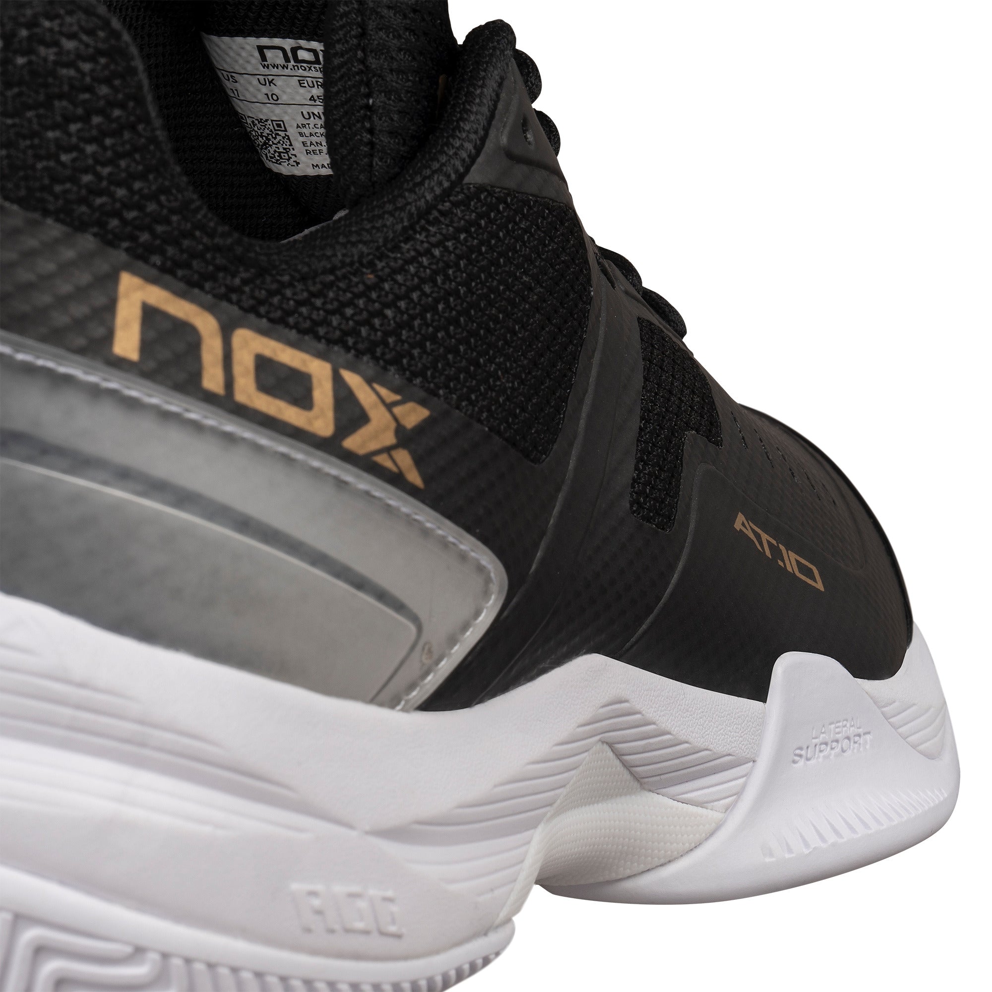 Zapatillas de pádel Nox AT10 PRO Negro/Oro - NOX2024Zapatillas