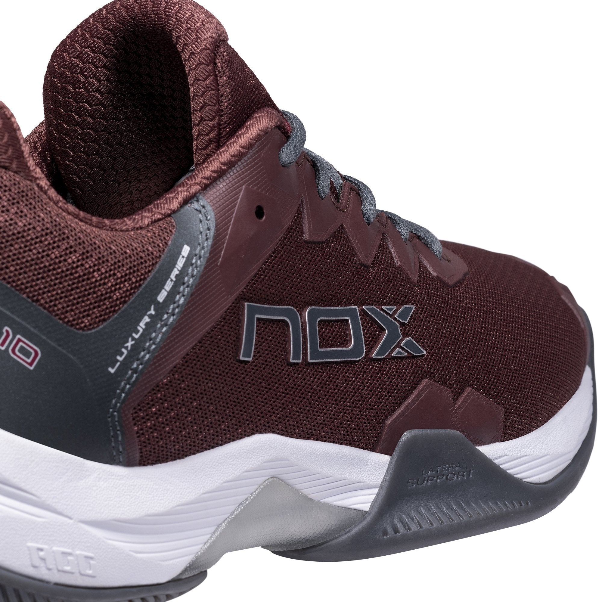 Zapatillas de Pádel Nox ML10 HEXA Granate/Gris plomo - NOX2023Zapatillas
