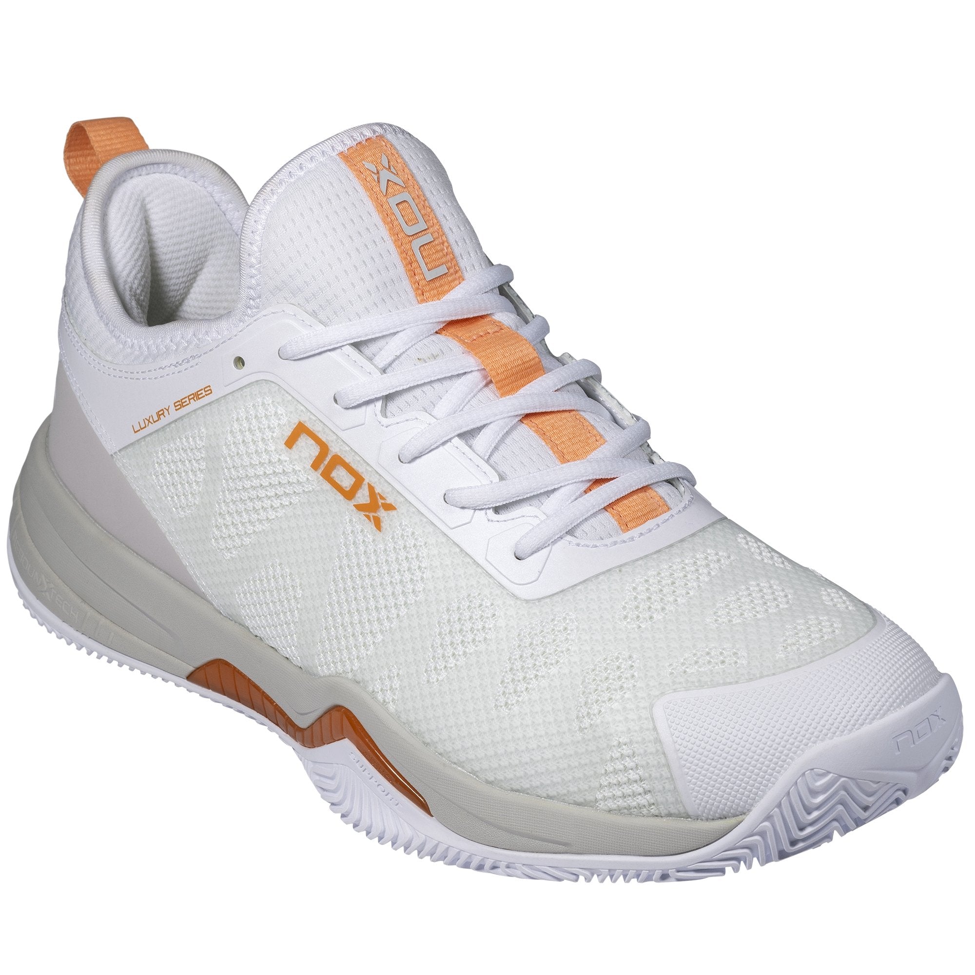 Zapatillas de Pádel Nox NERBO Blanco/Coral - NOX2023Zapatillas